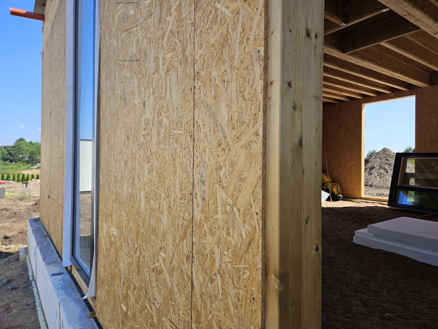 Pole Foundation for a SIP House