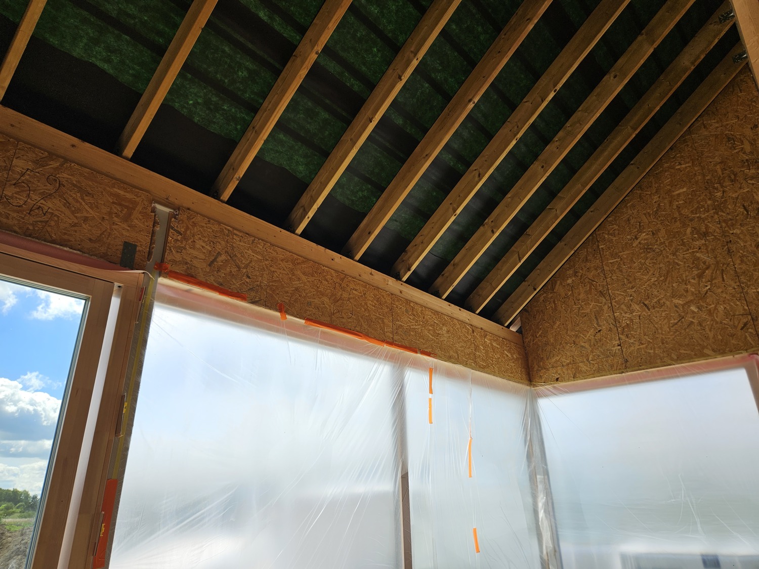 Pitched Roof for a SIP House