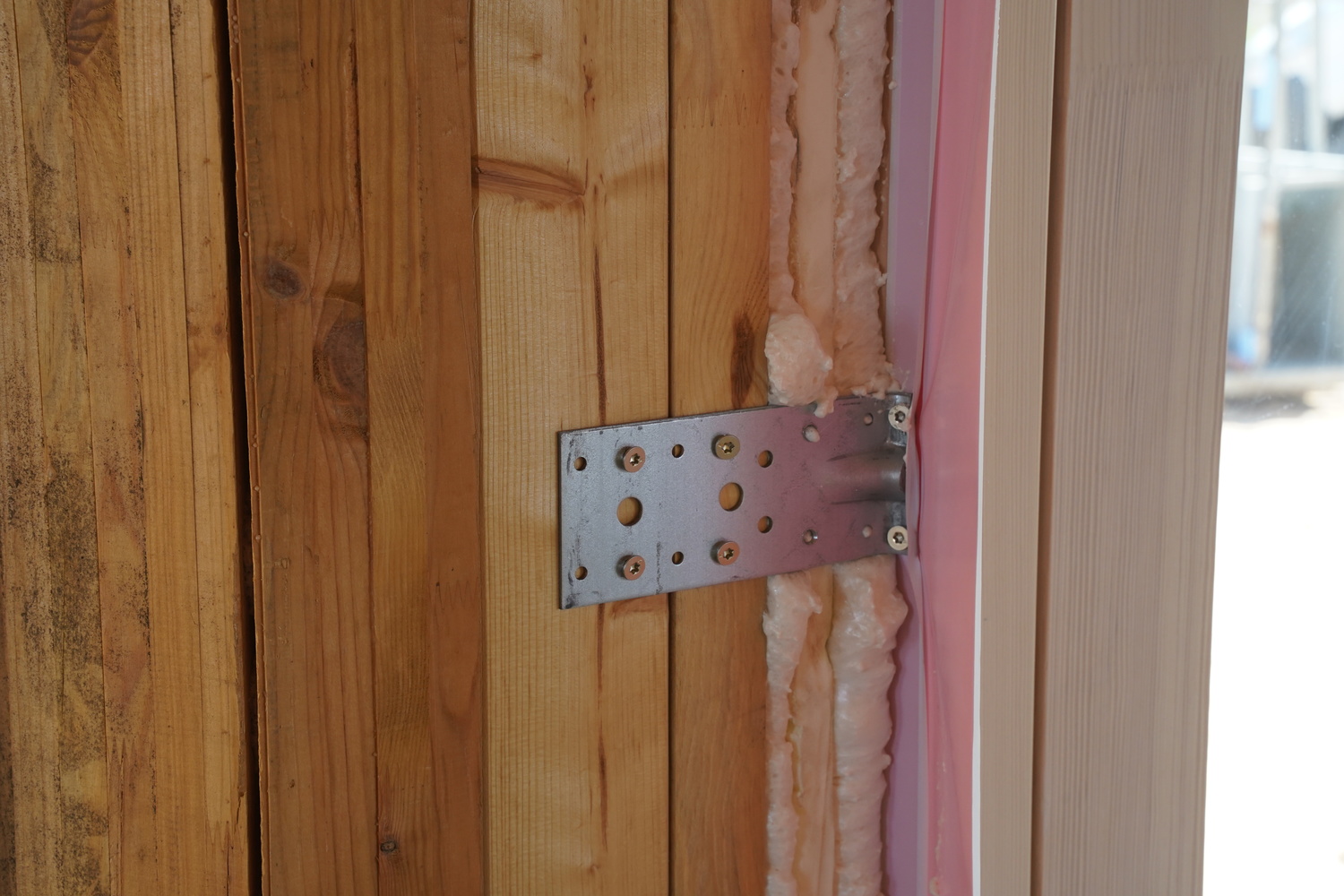 Window Frame Mounting in a SIP House