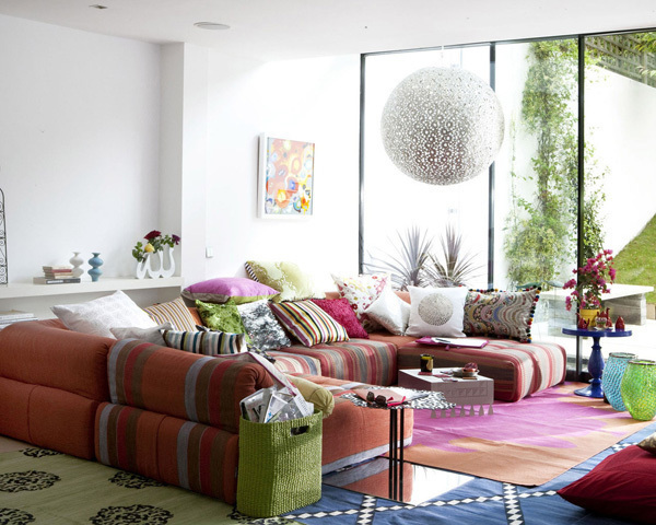 Living room ideas in Moroccan style