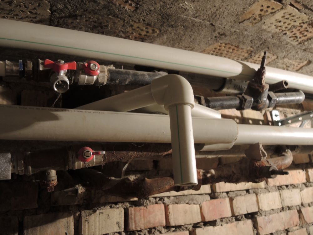 Pipes for house heating system