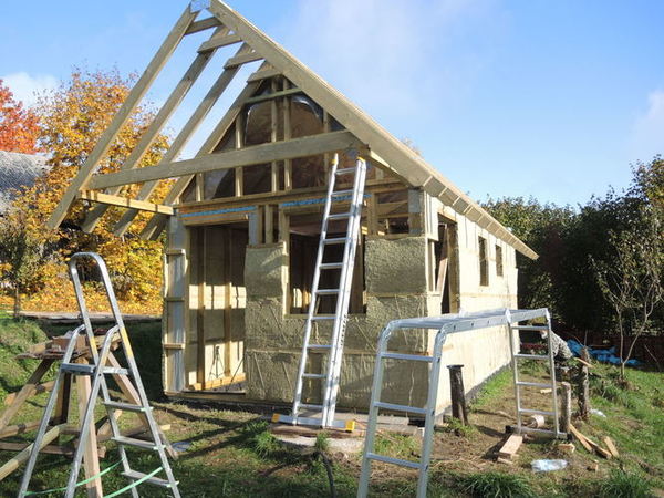 Window insulation in a timber frame house
