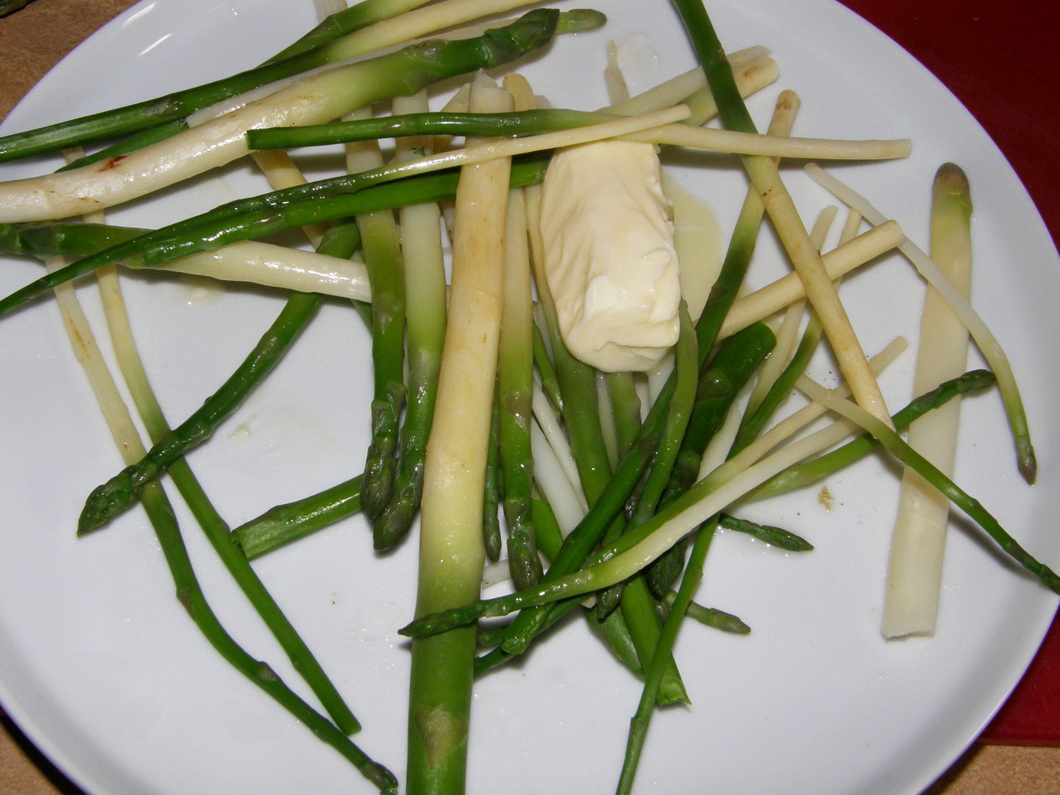 Preparing asparagus